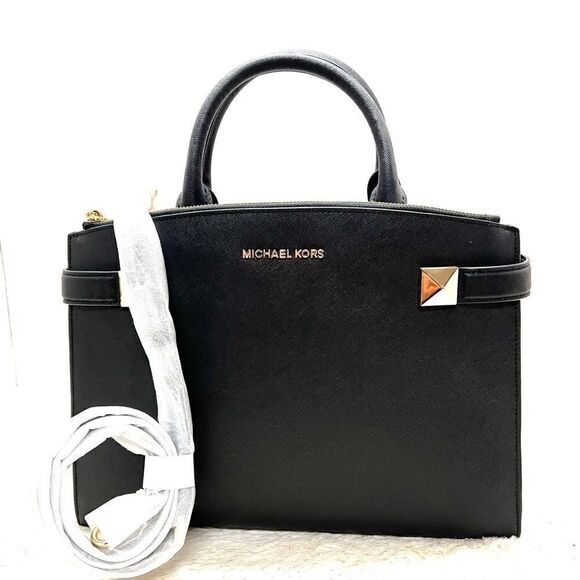 🔥🍀NWT! Michael Kors KARLA EW Satchel Handbag Msrp:$378.00 - Picture 1 of 7